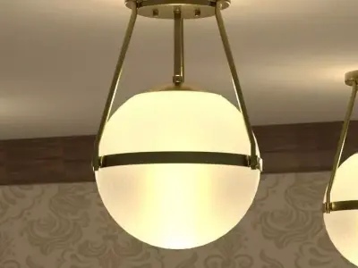 Modern Light 01 Free low-poly 3D model