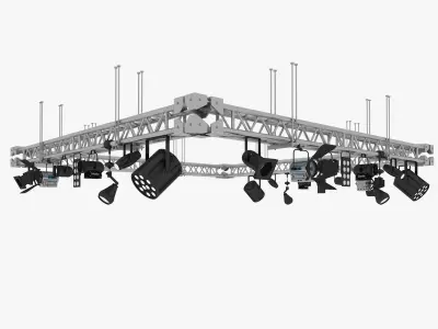 Light Truss 4 3D model
