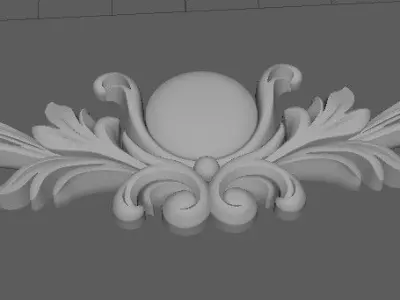 dekor golden ornament 3D model purchase