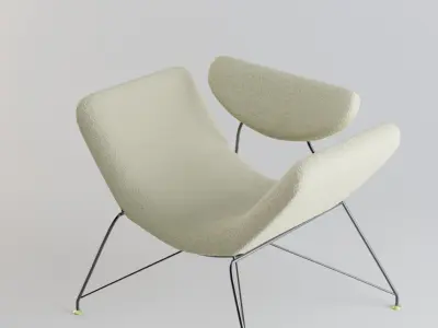Reversivel Chair Low-poly 3D model