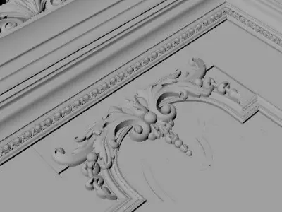 DOOR High quality 3d models for processing on a cnc machine STL 3D model