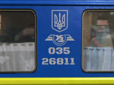 Ukrainian train carriage 3D model
