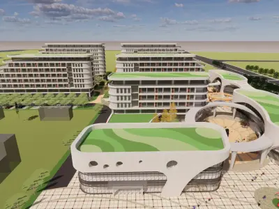 Homes and care center -A15 3D model