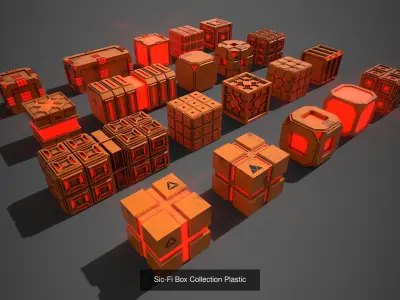 Sic-Fi Box Collection-PBR Asset with Unity Pack