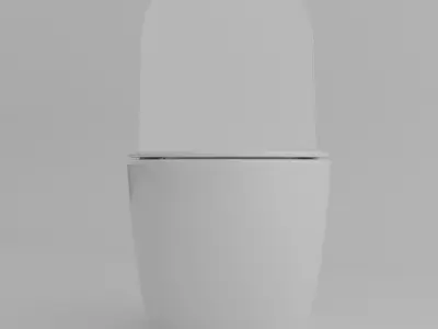  Mounted Urinal - High-Quality Architectural Asset Low-poly 3D model