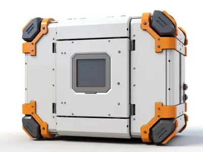 sci-fi box capsule 3D print model