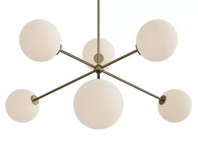 Novo Chandelier Low-poly 3D model