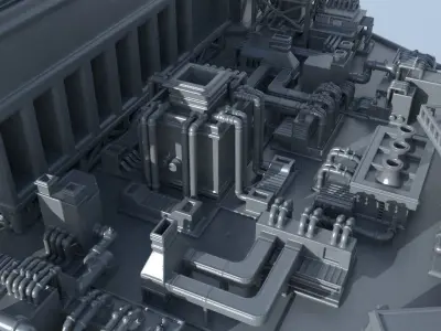 OilRig for 3Dprint 3D print model