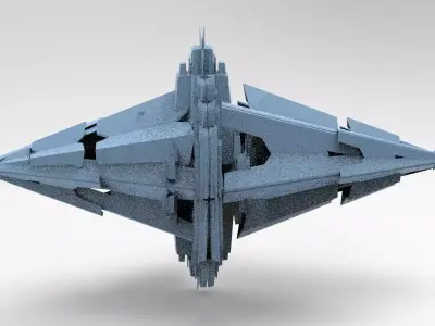 Sci fi Core crystal Shard 2  3D model