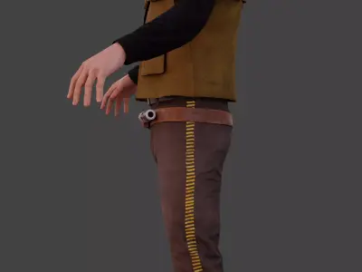 Luke Skywalker - Star Wars Shadows of the Empire 3D model