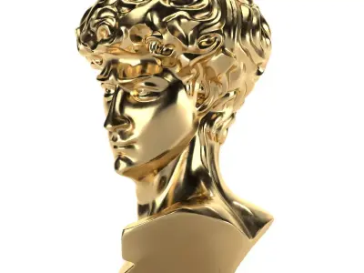 Roman statue 3D model