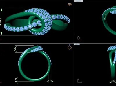 The ciarah ring 3D print model