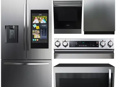 Samsung Appliances Collection 02 3D model