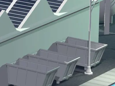 Stilizedcity-recycling center 3D model