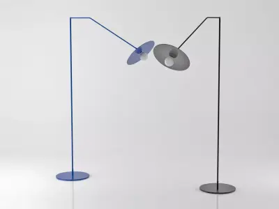 Disk two floor lamps 3D model