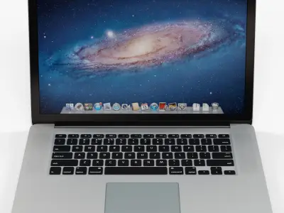 Apple MacBook Pro 15 Retina Low-poly 3D model