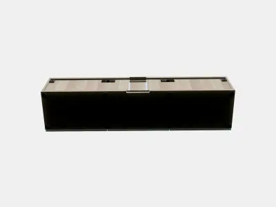 BESTA TV bench with doors 26 Low-poly 3D model