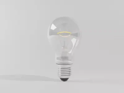 light bulb 3D model 7