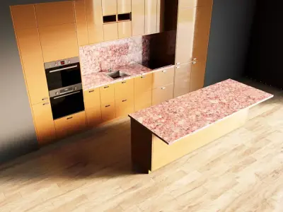 8-Kitchen8 glossy 1 3D model