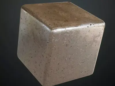 Shiny Silver Metal Scratches Surface PBR Seamless Texture