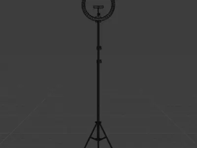RingLight ring light on tripod Free 3D model