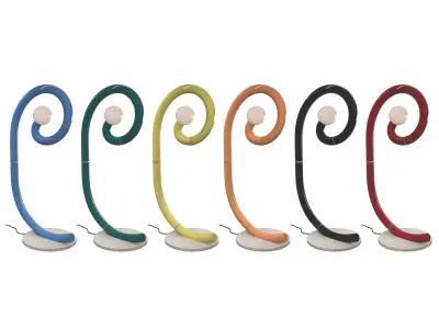 Memphis floor lamp3 - Pop Premium 3D Model 3D model