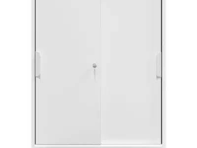 IKEA - TROTTEN Wardrobe with sliding doors 3D model