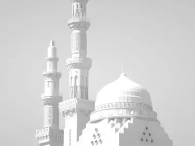 Muhammad Mosque 3D model