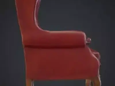 Armchair 3D model 3