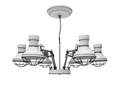 Lamp Kare Design Spider Multi 6-lite 3D model