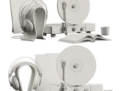 Vinyl Decorative Set 3D model