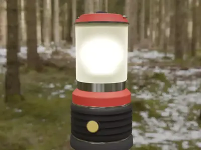 LED lantern 3D model