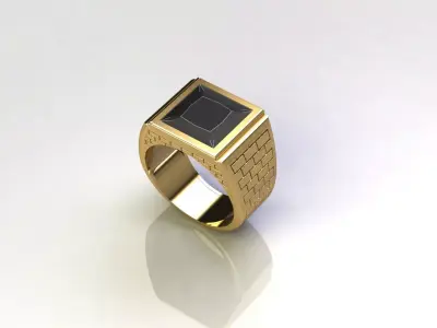  Brick Ring 3D print model