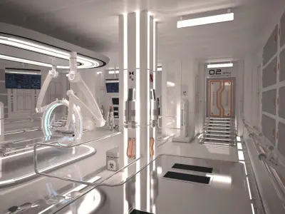  Sci Fi Laboratory Room 
