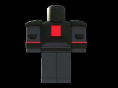 Roblox sci fi soldier Low-poly 3D model