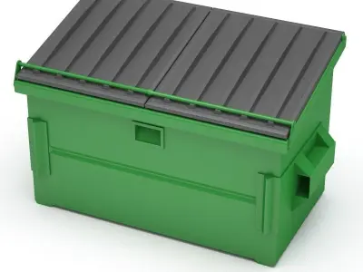 Garbage Dumpster 3D model