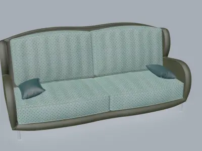 Barcelona Sofa 3D model