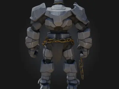 Stone Guardian  3D model