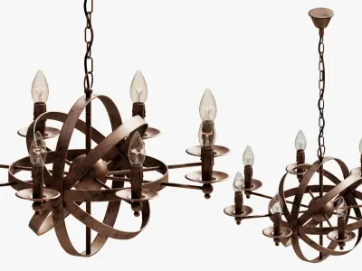 chandelier heliosphere 3D model