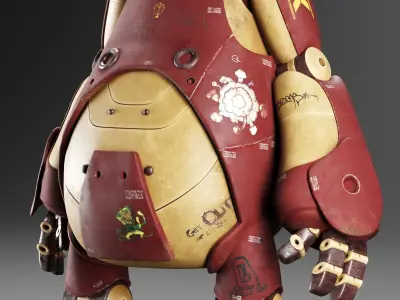 Robot giant 3D model