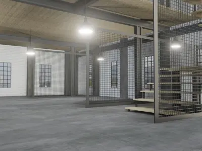 Loft Interior  3D model purchase