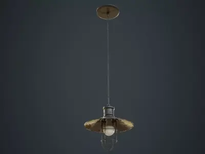 Hanging Lamp 3C Low-poly 3D model