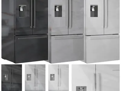Bosch Refrigerators Set01 3D model