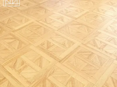 Parquet - Laminate - Wooden floor Low-poly 3D model 38