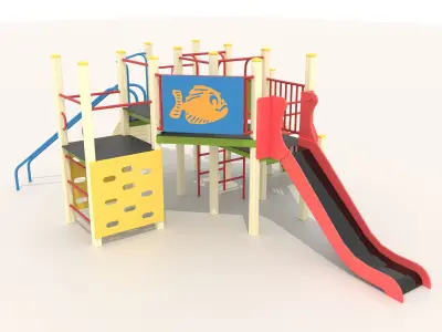 Playground for kids 3D model