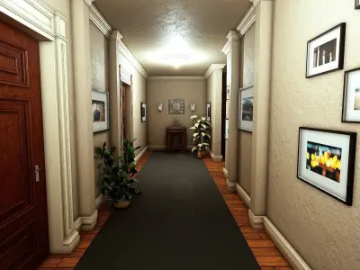 Big House - 3 Floors 3D model