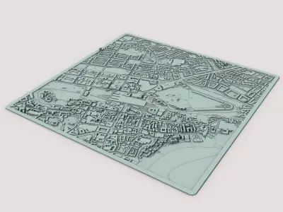 Edinburgh Scotland United Kingdom 3D print model