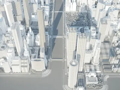 Versatile City g - 01 3D model