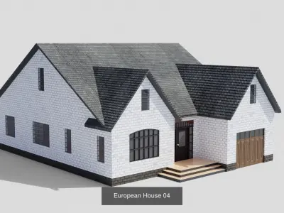 European House  3D Model Pack