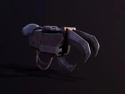 Meka Clawz  Low-poly 3D model